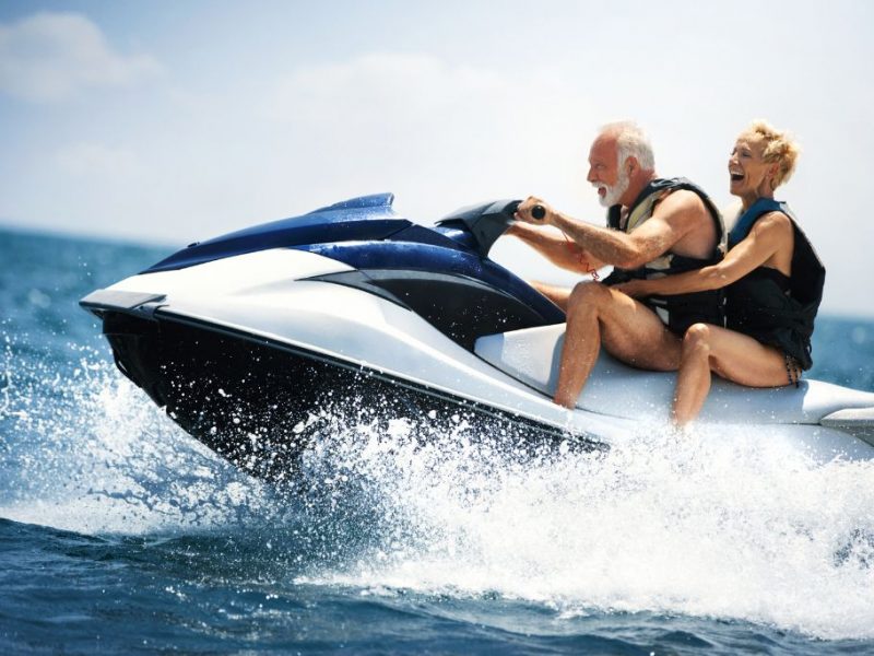 Jet ski couple